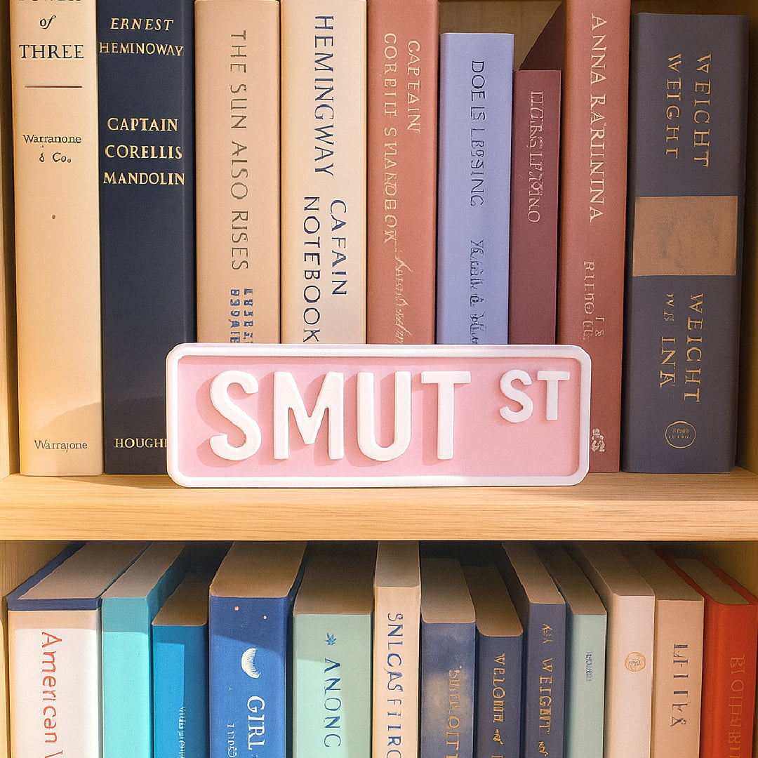 Bookshelf Street Sign