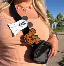 Pumpkin Mickey Mouse Body Bag Charm