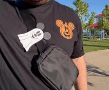 Ghost Mickey Mouse Body Bag Charm