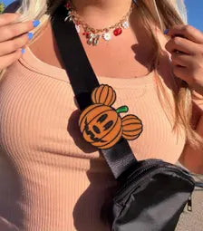 Pumpkin Mickey Mouse Body Bag Charm