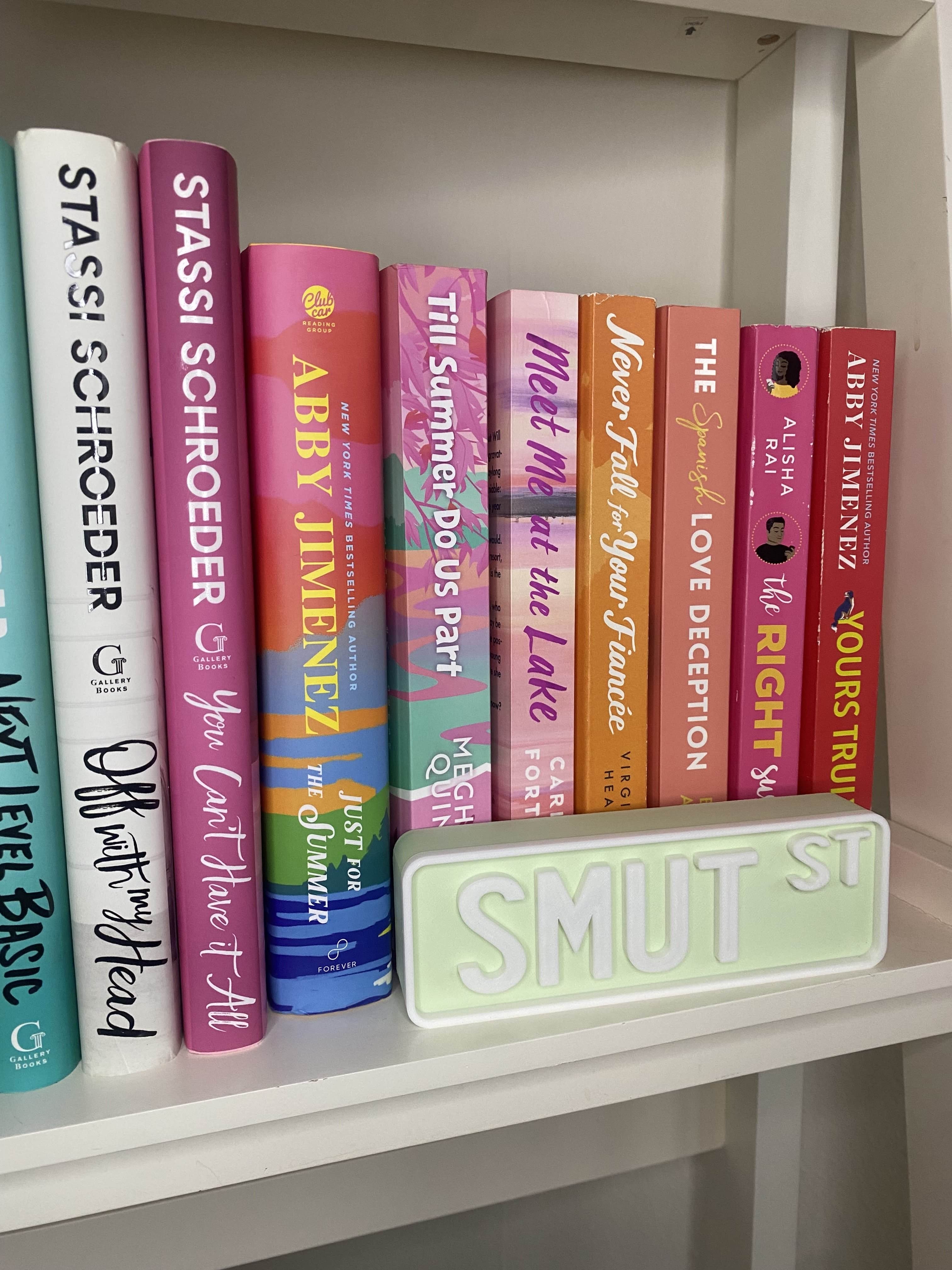 Bookshelf Street Sign