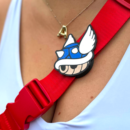 Mario Kart Blue Shell Body Bag Charm