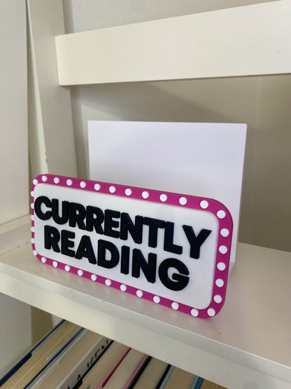 CUSTOM "Currently Reading" Book Display
