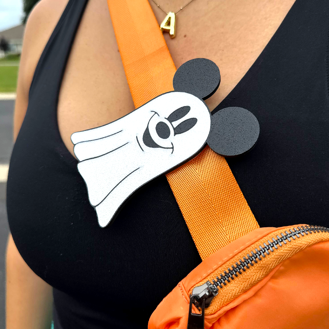 Ghost Mickey Mouse Body Bag Charm