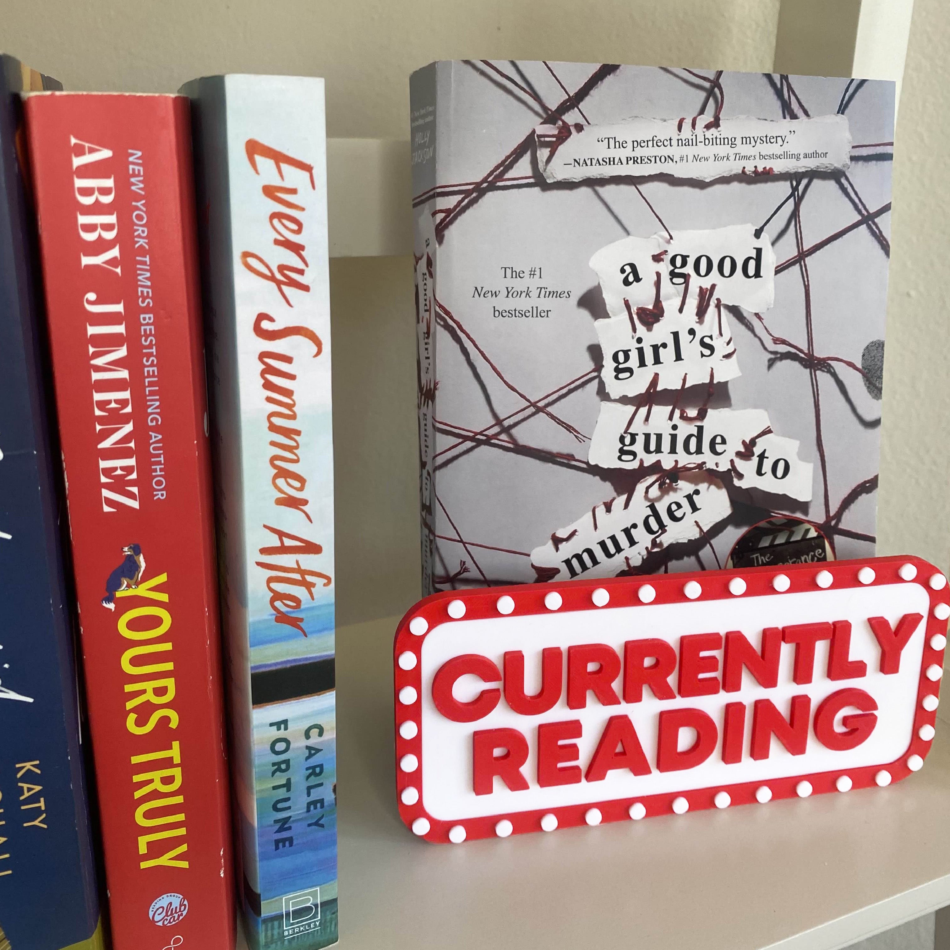 "Currently Reading" Book Display